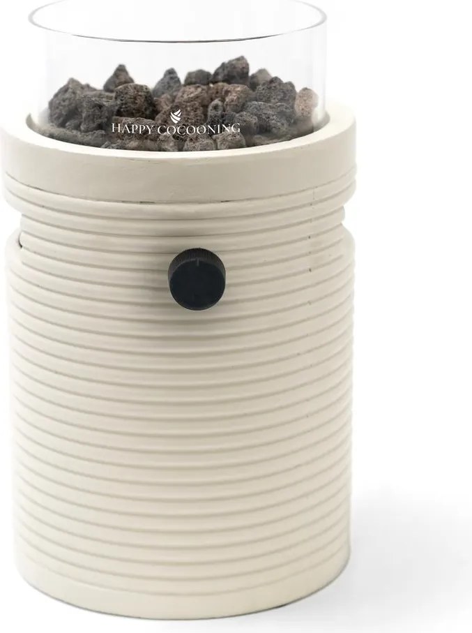 Happy Cocooning Lumi Groove Tafelbrander - Ø 21,5cm - Oyster Beige