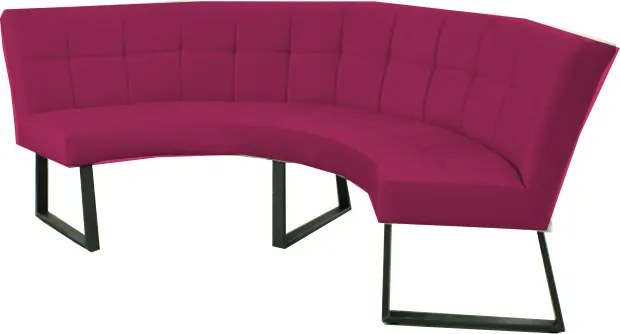 Eetkamerbank - Amsterdam - stof Element fuchsia 19 - geschikt voor tafel 130 cm