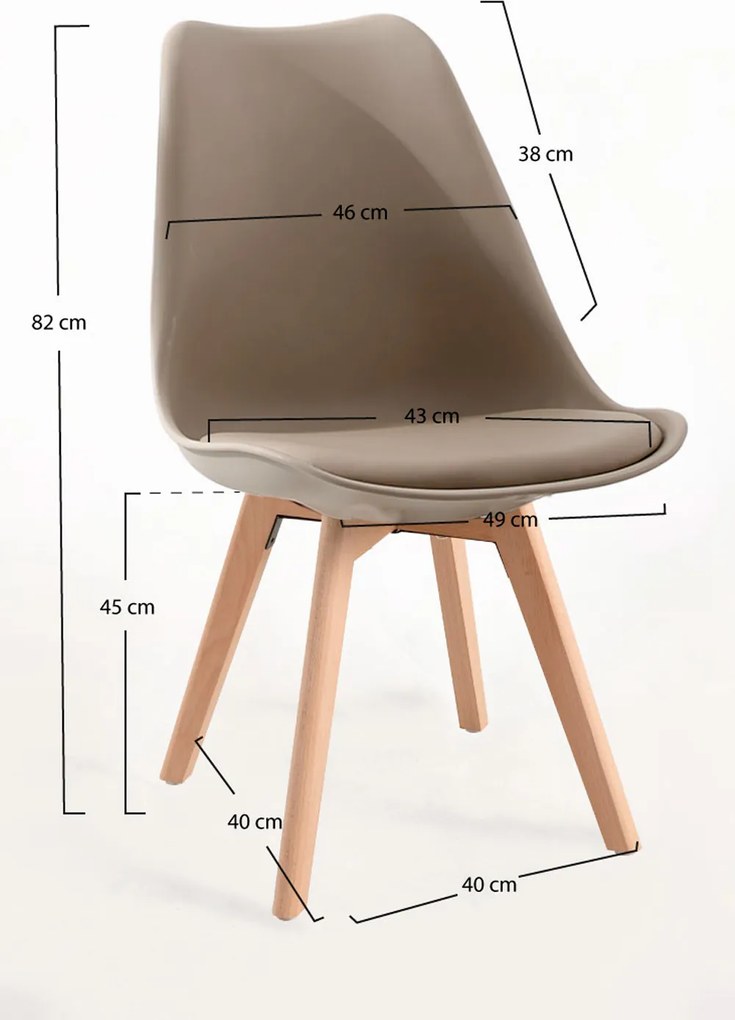 Set 4 Synk Basic Stoelen