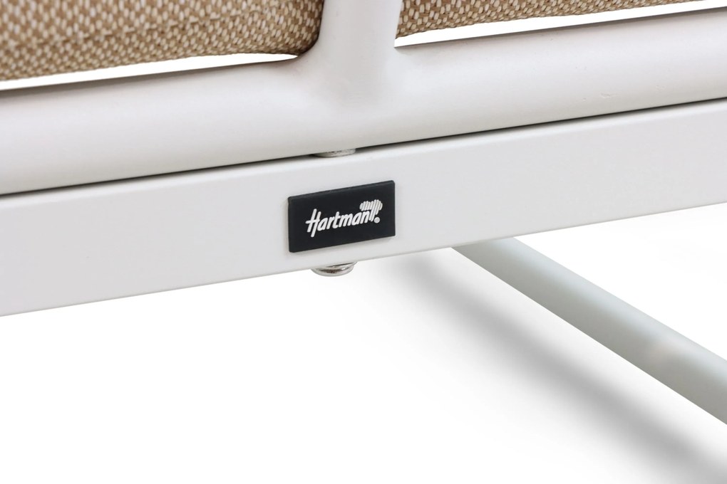 Stoel en Bank Loungeset 5 personen Aluminium/wicker Wit Hartman Corsica