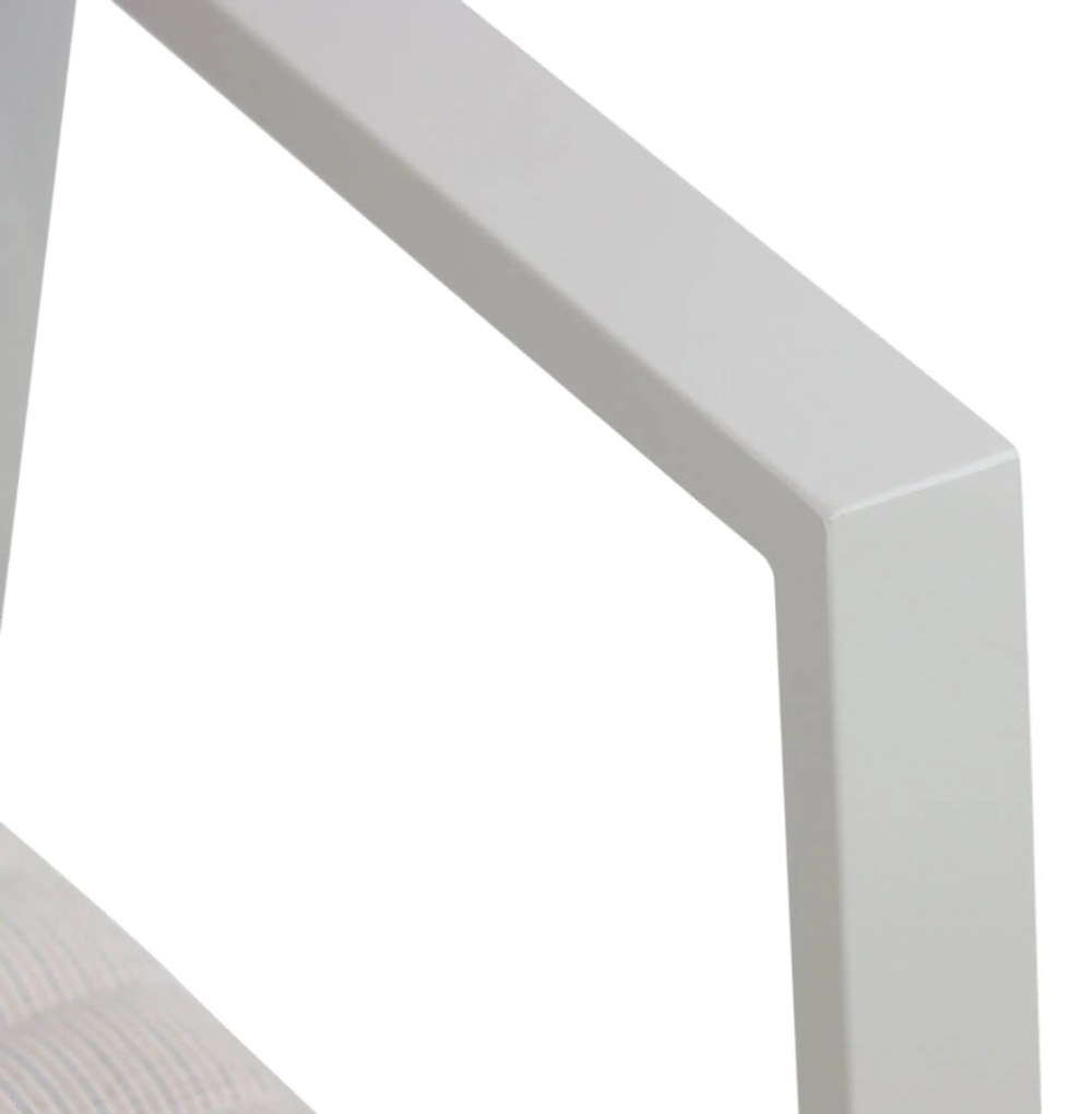Tuinset Ronde Tuintafel 4 personen 120 cm Aluminium/textileen Taupe Osmen Joliet/Sand