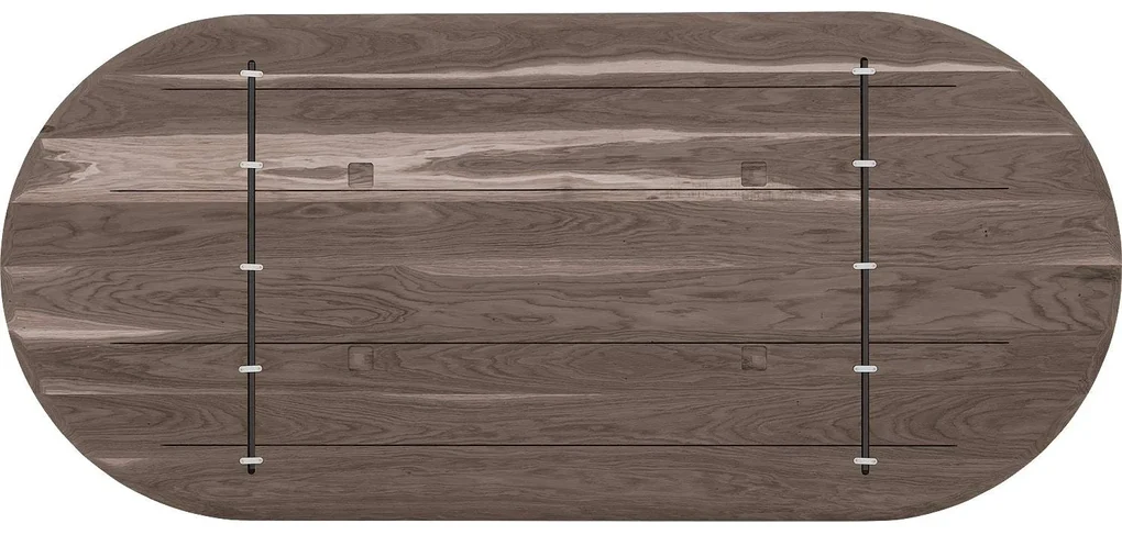 Goossens Excellent Eettafel Floyd, Semi rond 260 x 100 cm
