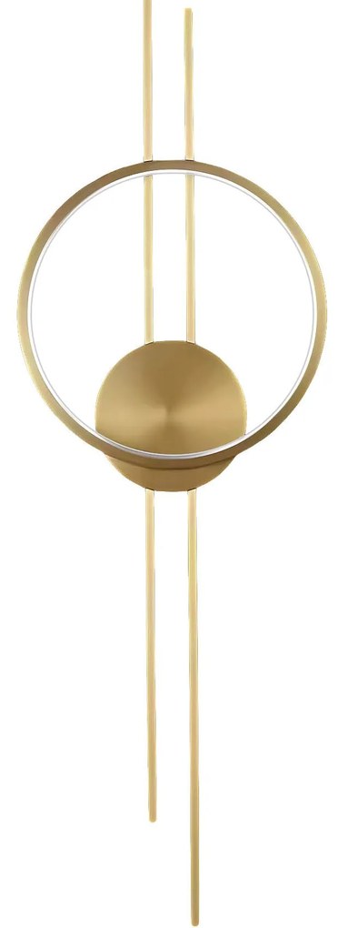 WANDLAMP LED APP1781-W BRUSH GOLD