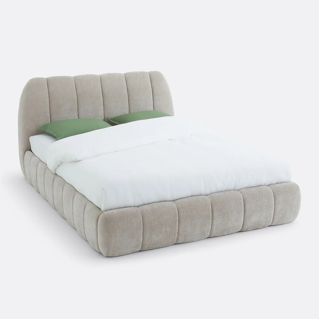 Gestoffeerd bed met boxspring, Nuria