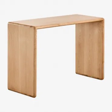 Treveris Houten Bureau Eikenhout & 110 X 45 Cm - Sklum