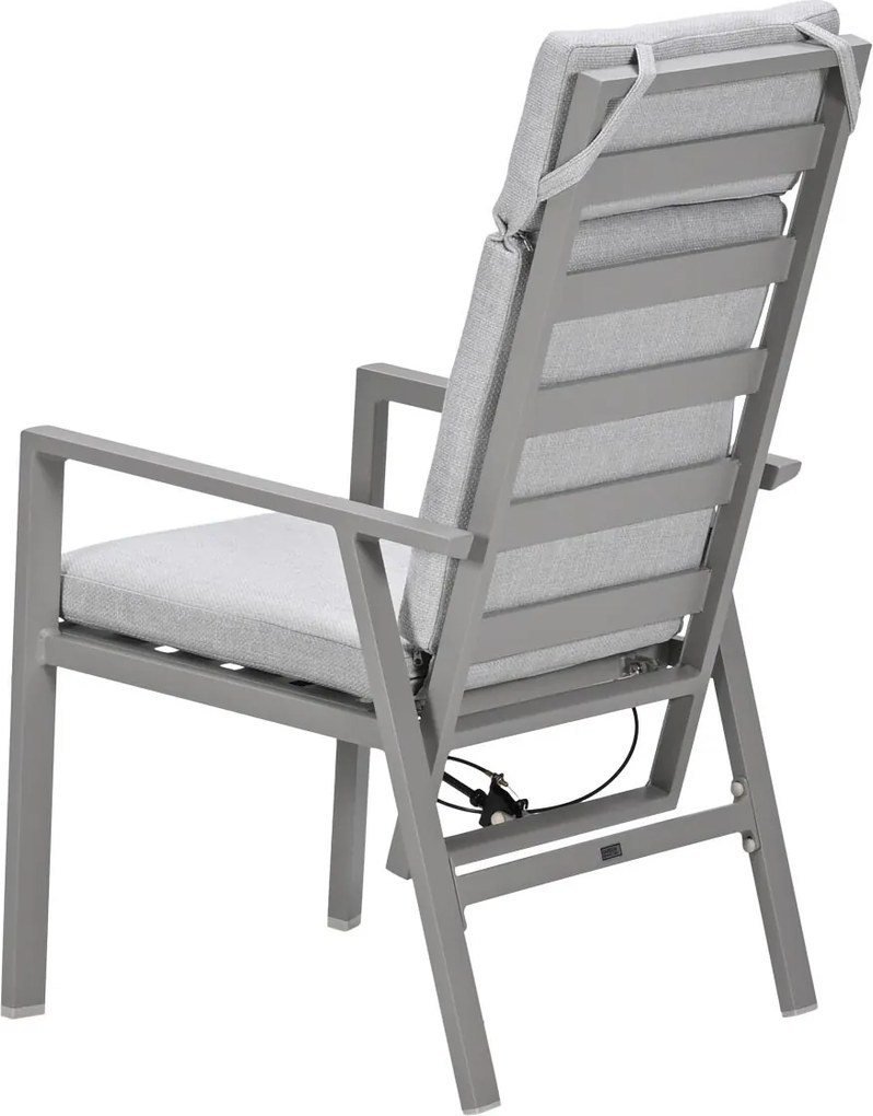 Garden Impressions Kasper tuinstoel verstelbaar - taupe