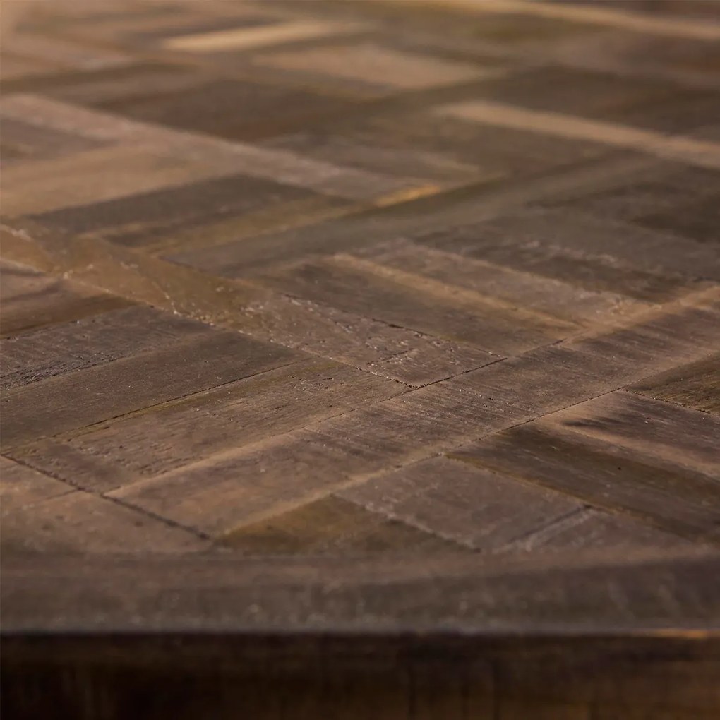 Teakhouten Eettafel Versailles - 200 X 100cm.