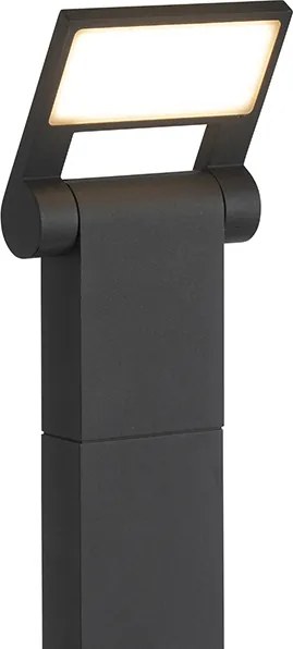 Moderne buitenpaaltje antraciet 60 cm incl. LED IP54 - Zane