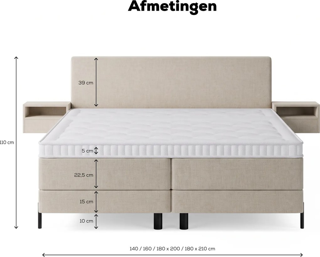 Boxspring Home 105 - Snel leverbaar – Bij Swiss Sense
