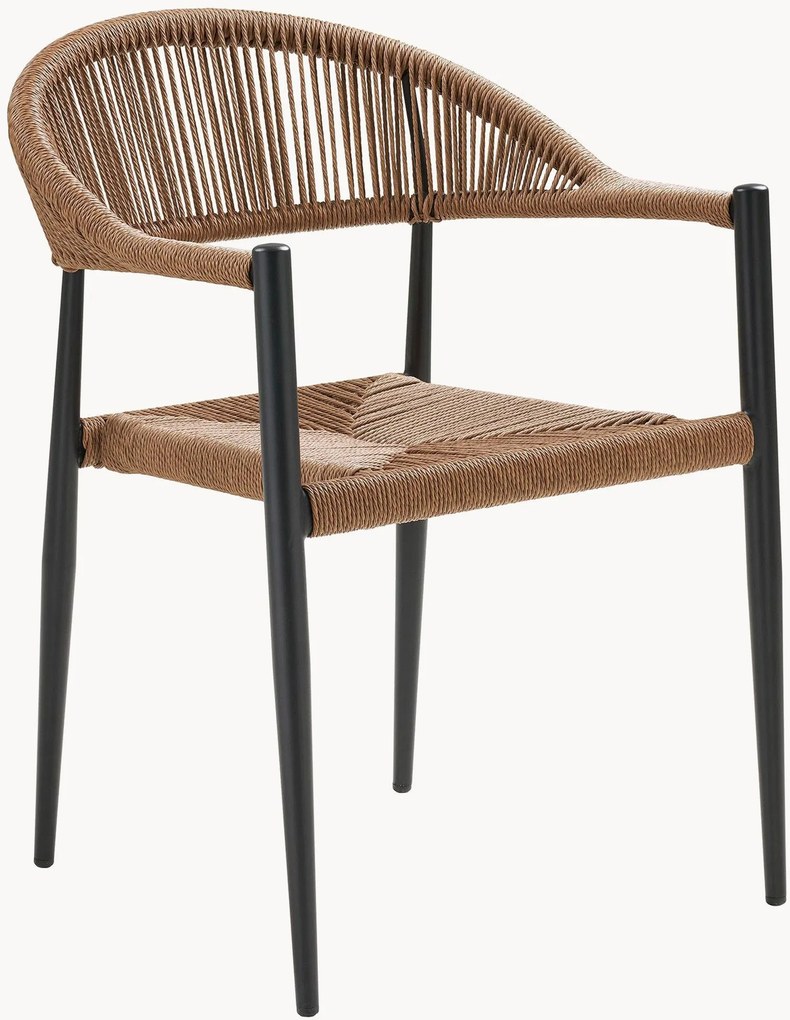 Tuinstoelen Canari met armleuningen, 2-delig