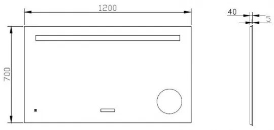 Best-Design Linet spiegel inclusief LED verlichting