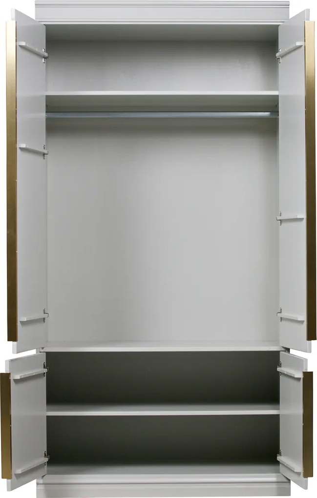 BePureHome Organize Kledingkast Met Lambrisering - 110x62x215cm.