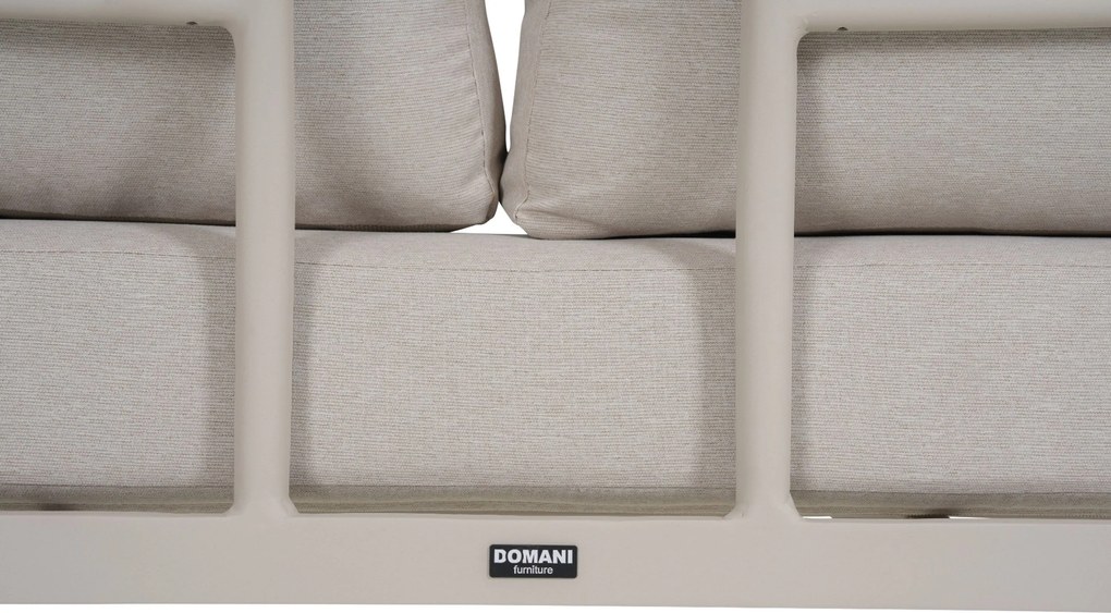 Loungeset tuin 5 personen Aluminium Zand/Beige Domani Furniture Sylva