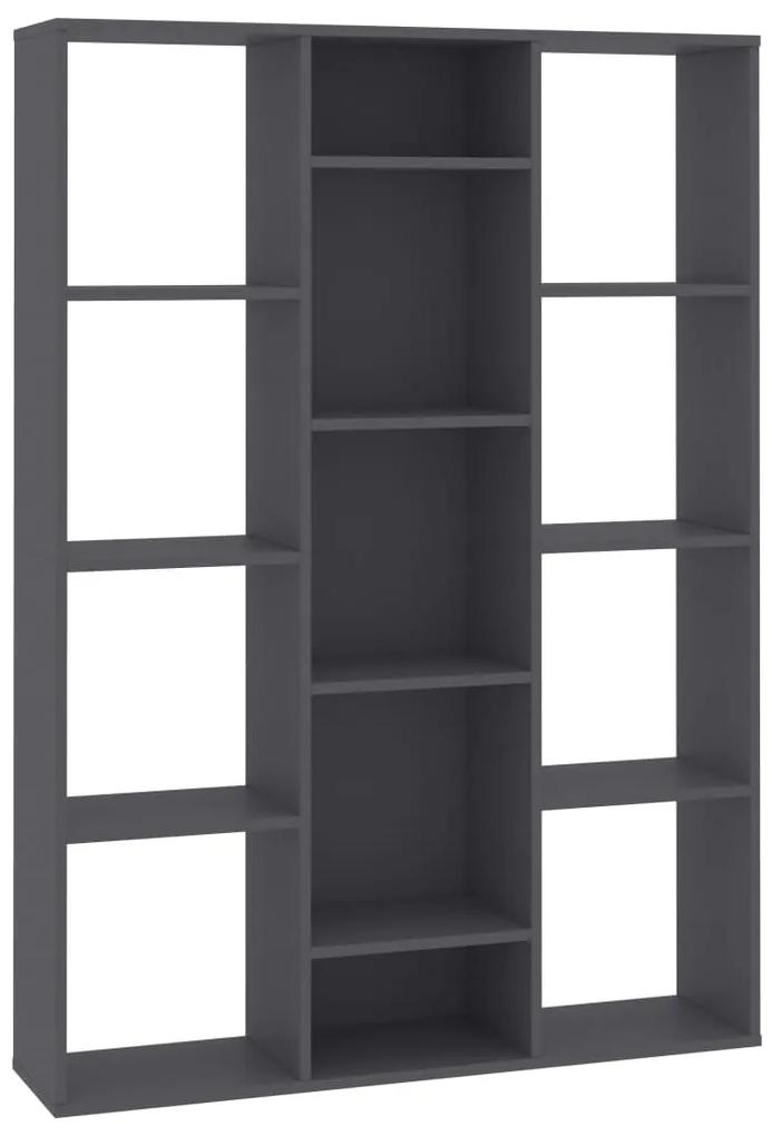 vidaXL Kamerscherm/boekenkast 100x24x140 cm bewerkt hout grijs