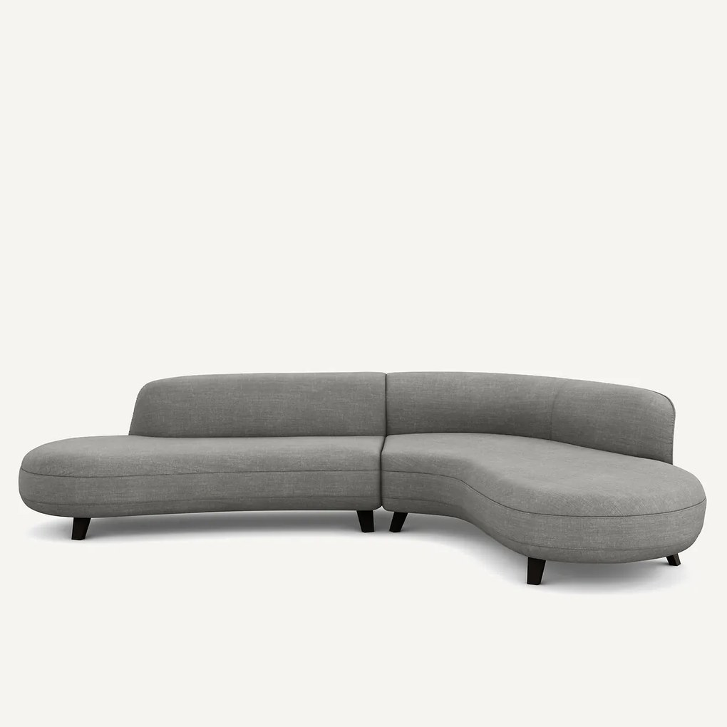 Rosebury katoenen en linnen hoekbank, ontwerp Emmanuel Gallina