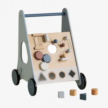 Multifunctionele Houten Loopwagen Bandile Kids Hemelsblauw - Sklum