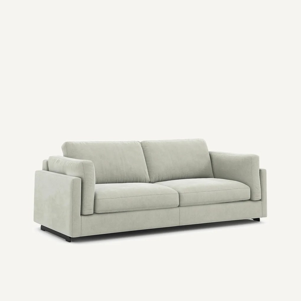 Slaapbank in stonewashed fluweel, CESAR