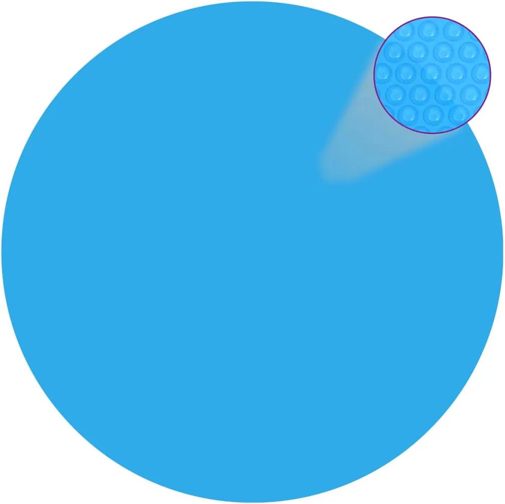 Zwembadzeil rond 488 cm PE blauw