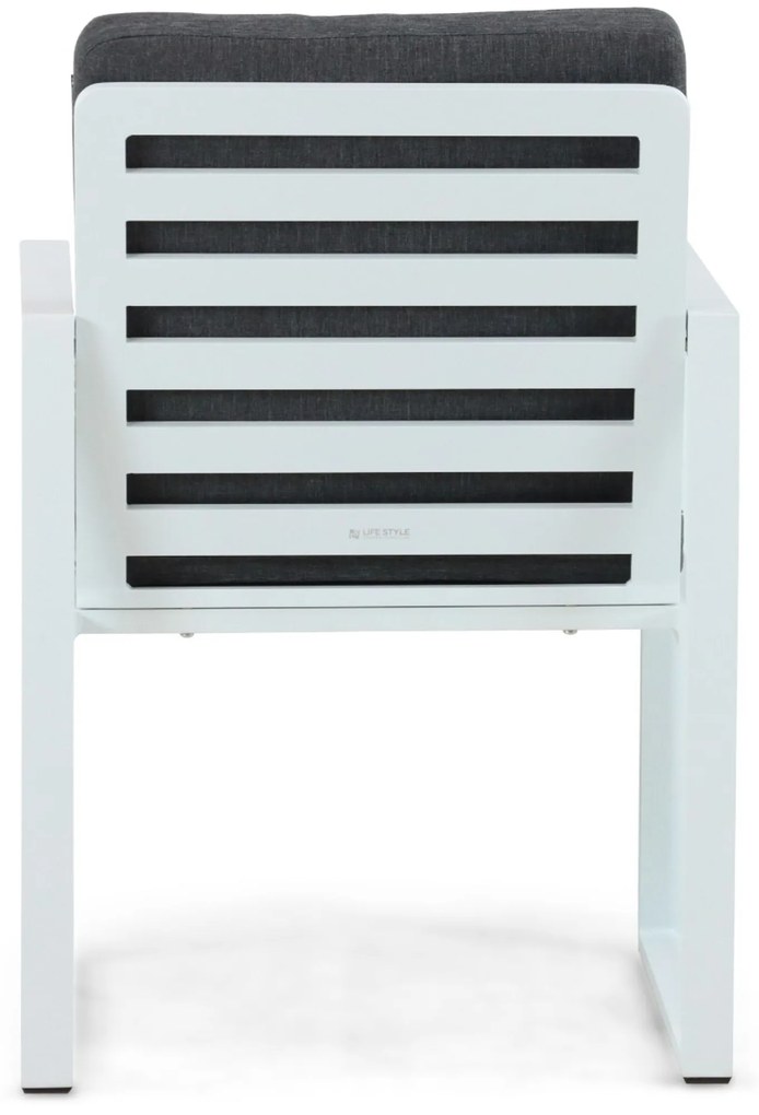 Tuinstoel Aluminium Wit Lifestyle Garden Furniture Nuno