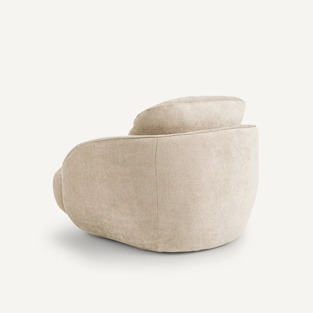 Fauteuil XL in fluweel, bolvormig, Alpine