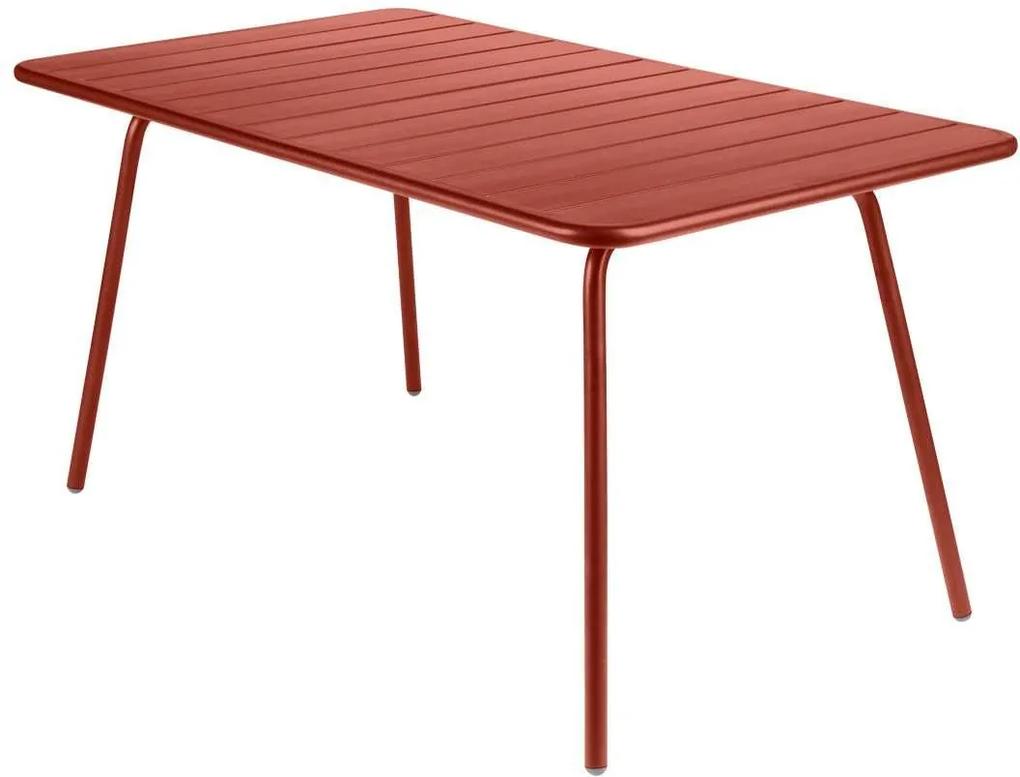 Fermob Luxembourg tuintafel 143x80 Red Ochre