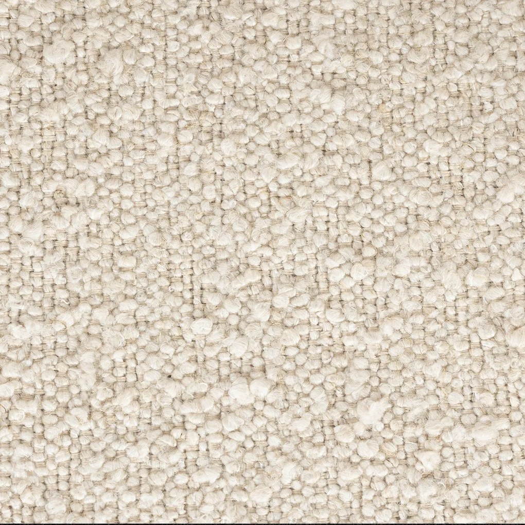 Zuiver Doulton Swivel Design Eetkamerstoel Draaibaar Wit Boucle