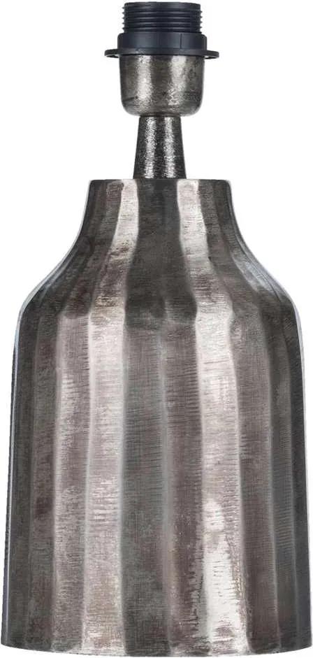 Voet tafellamp Danique - zilverkleurig - 15x26 cm - Leen Bakker