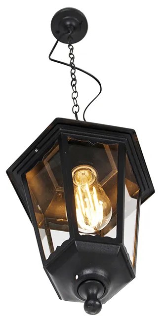 Klassieke buiten hanglamp zwart IP44 - Havana