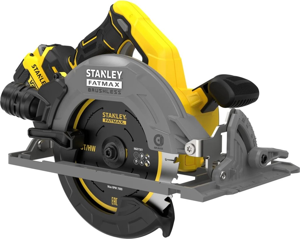 Stanley SFMCS551M1T-QW Accu Cirkelzaag Brushless 18V– 190 mm in T-stack Koffer + 4,0 Ah Accu&amp;lader