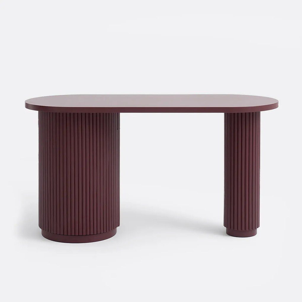 Bureau in organische vorm, 1 deur, Genna