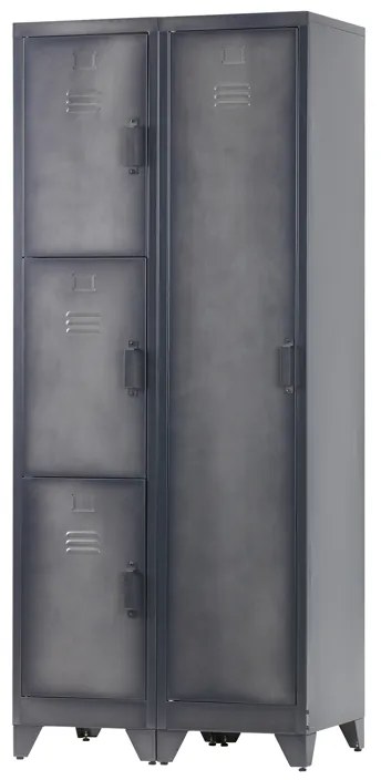 Woood Cas Smalle Lockerkast Metaal - 38x45.5x180cm.