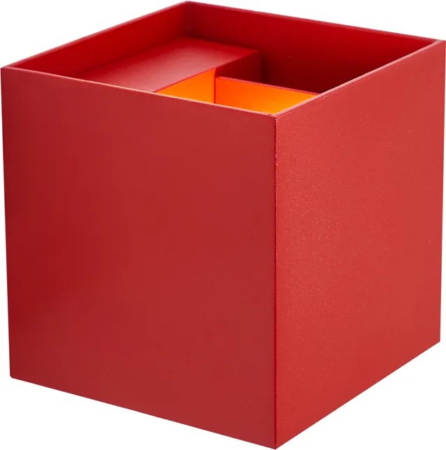 Moderne buiten wandlamp donker rood incl. LED IP54 - Edwin