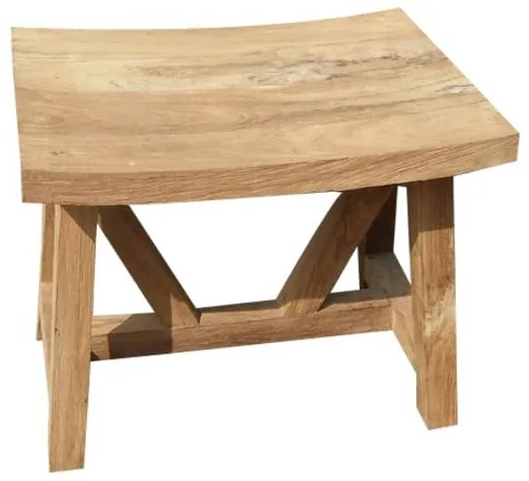 Stool voetenbank teak