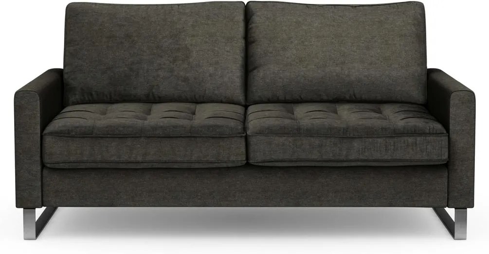 Rivièra Maison - West Houston Sofa 2,5 seater, velvet, shadow - Kleur: grijs