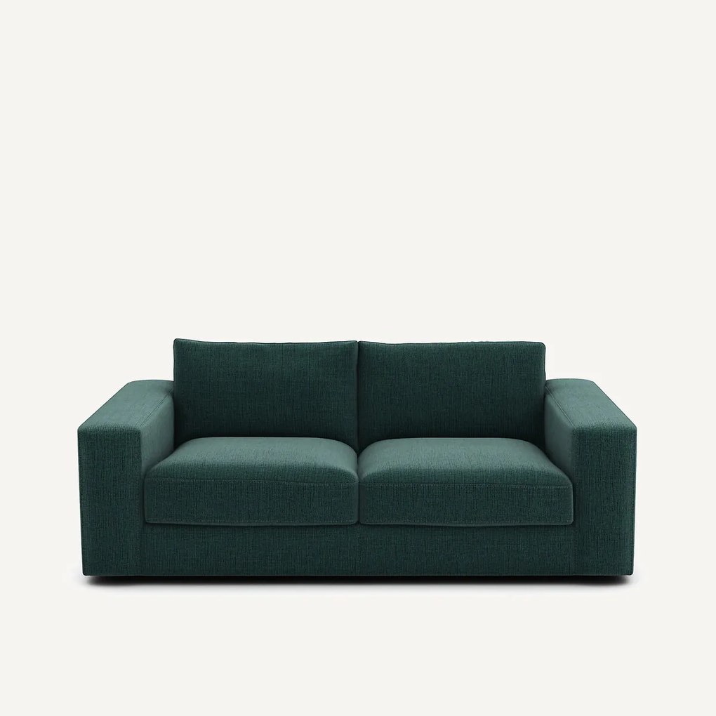 Compacte 3-zitsbank in gevlekt canvas, Skander