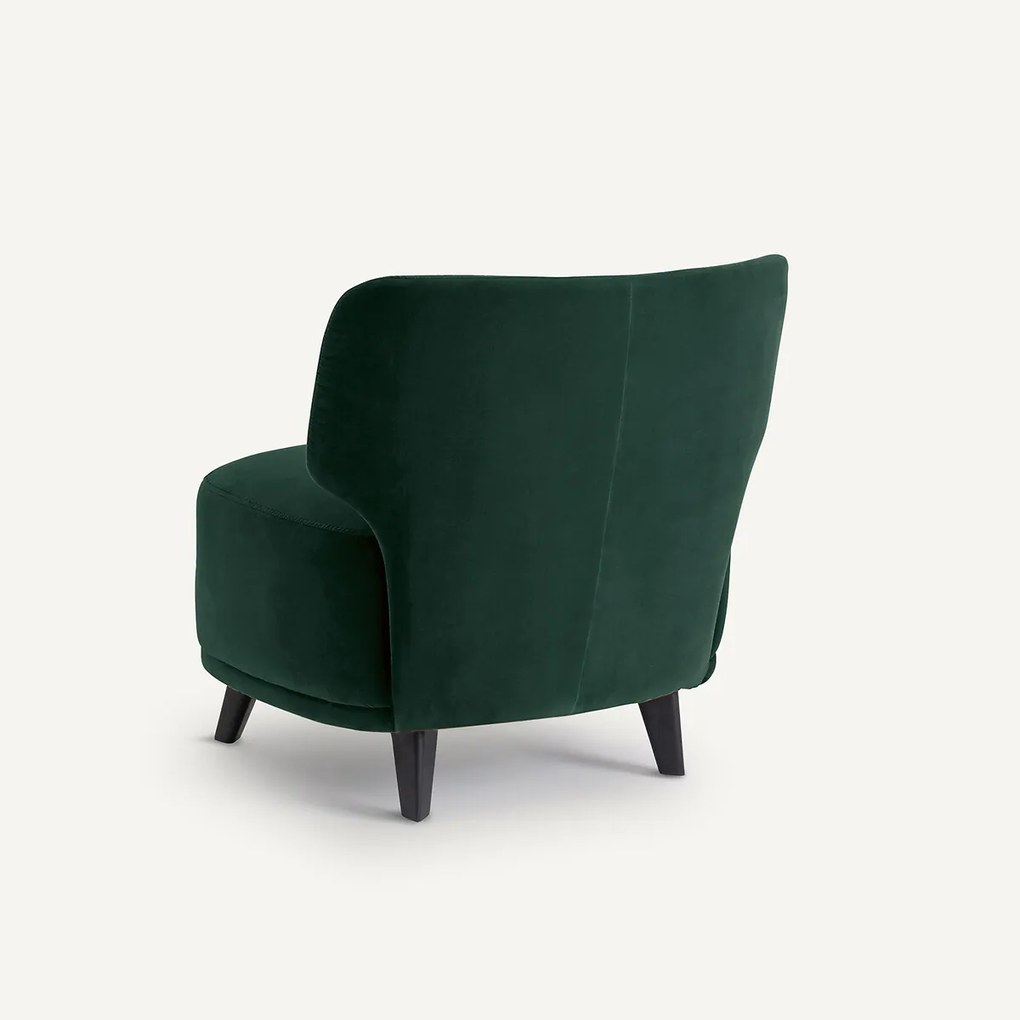 Fauteuil XL fluweel Odalie, design E. Gallina