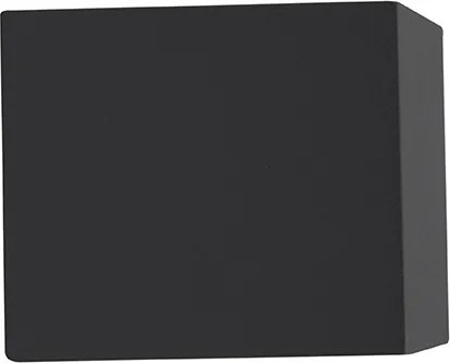 Moderne wandlamp zwart GU10 50mm IP44 - Baleno