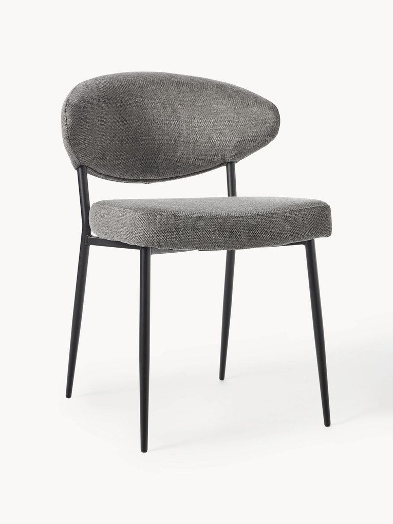 Gestoffeerde stoelen Adele, 2 stuks