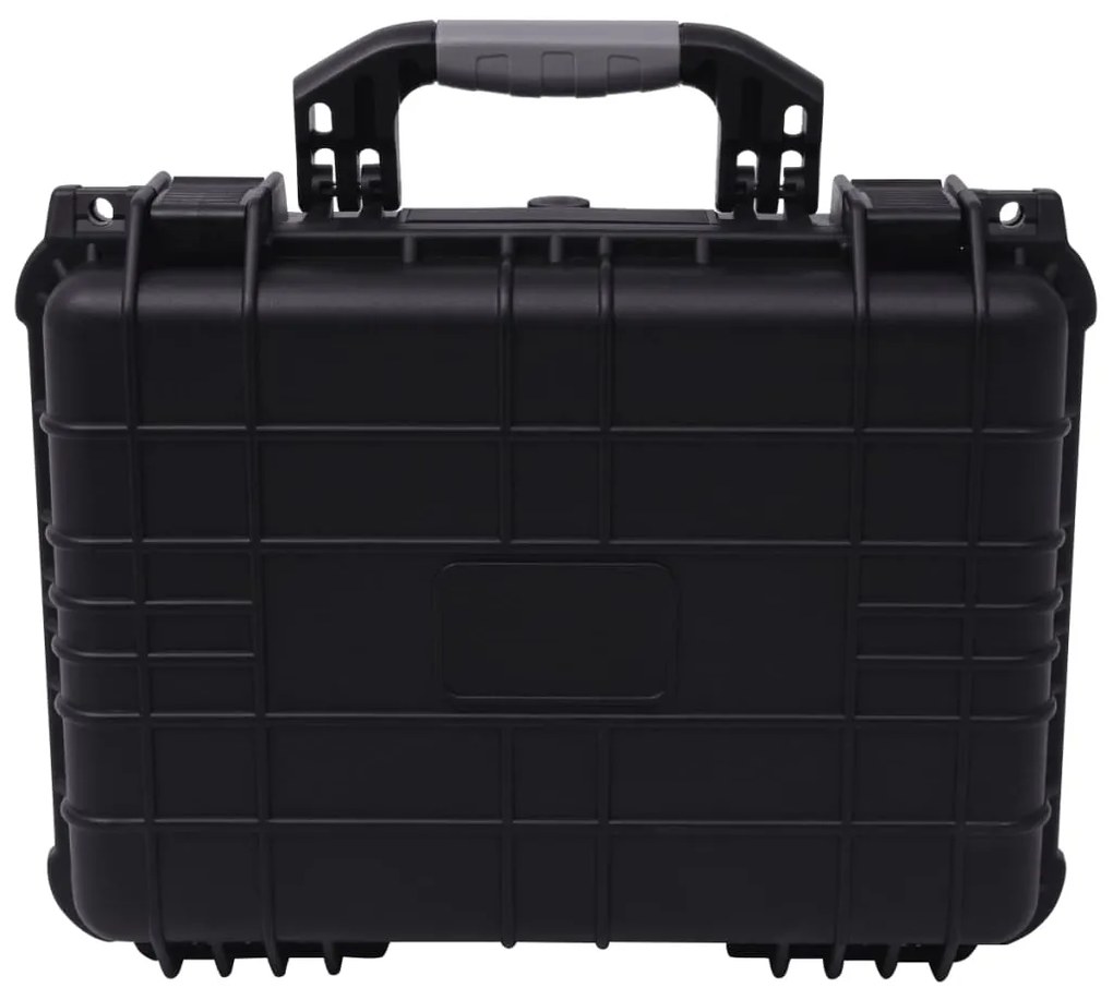 vidaXL Beschermende materiaalkoffer 40,6x33x17,4 cm zwart