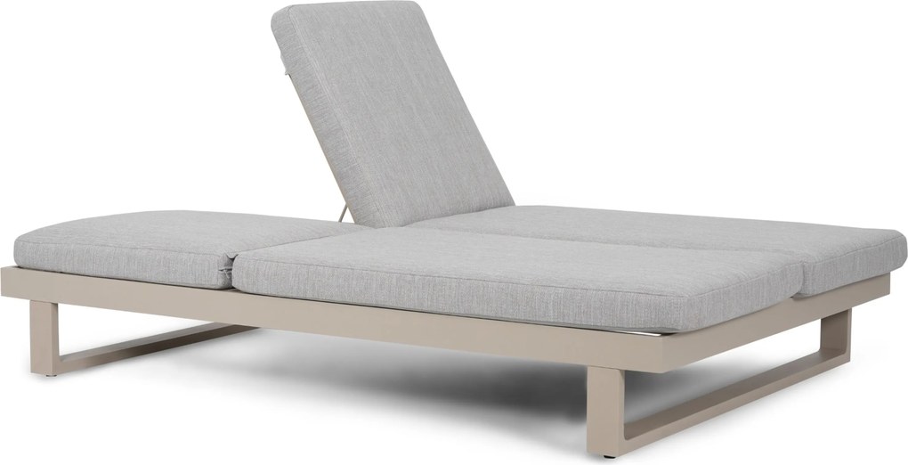 Lifestyle Garden Furniture Massimo Ligbed Met Kussen Loft/earth Aluminium Taupe