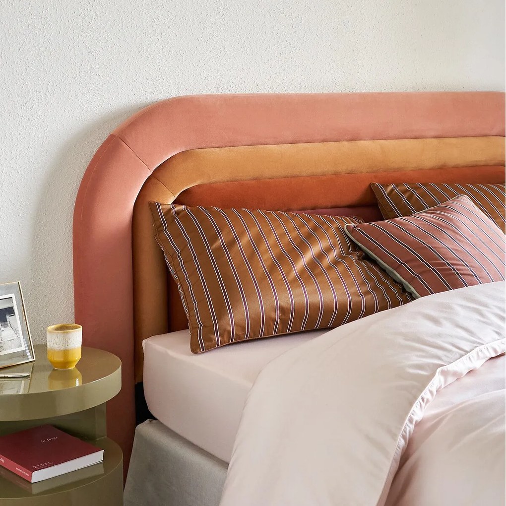 Kussensloop van katoensatijn Georgio