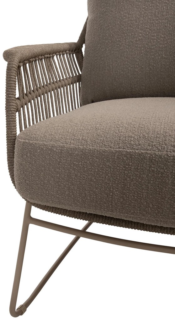 4 Seasons Outdoor Botanic loungestoel latte SALE Loungestoel taupe weerbestendig