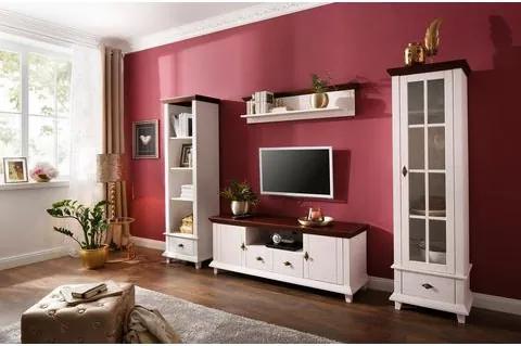 Home affaire tv-meubel »Gali«, massief hout, in 2 afmetingen, met praktische snoergeleiding