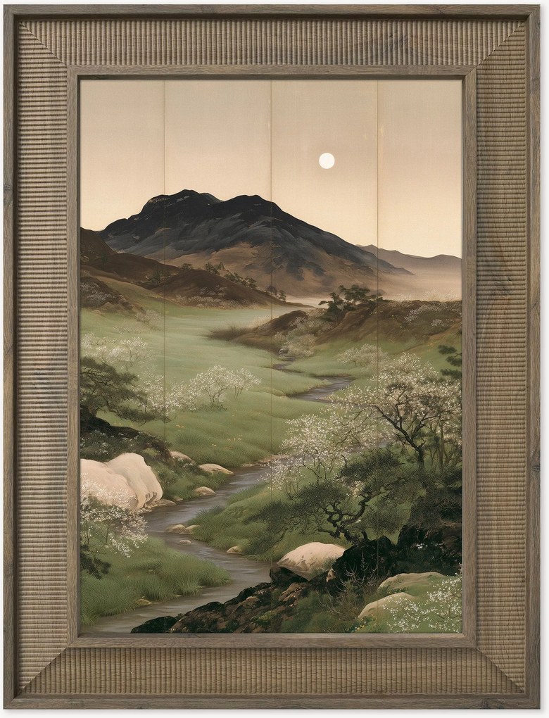 Ingelijste digitale print Edo Fields