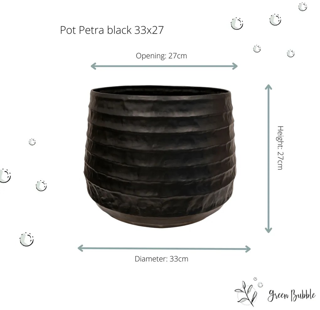Pot Petra zwart