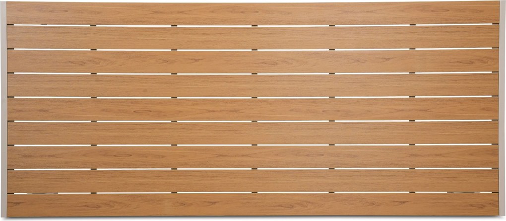 Tuinset 6 personen 210 cm Aluminium Zand/Beige Lifestyle Garden Furniture Lecce/Creta