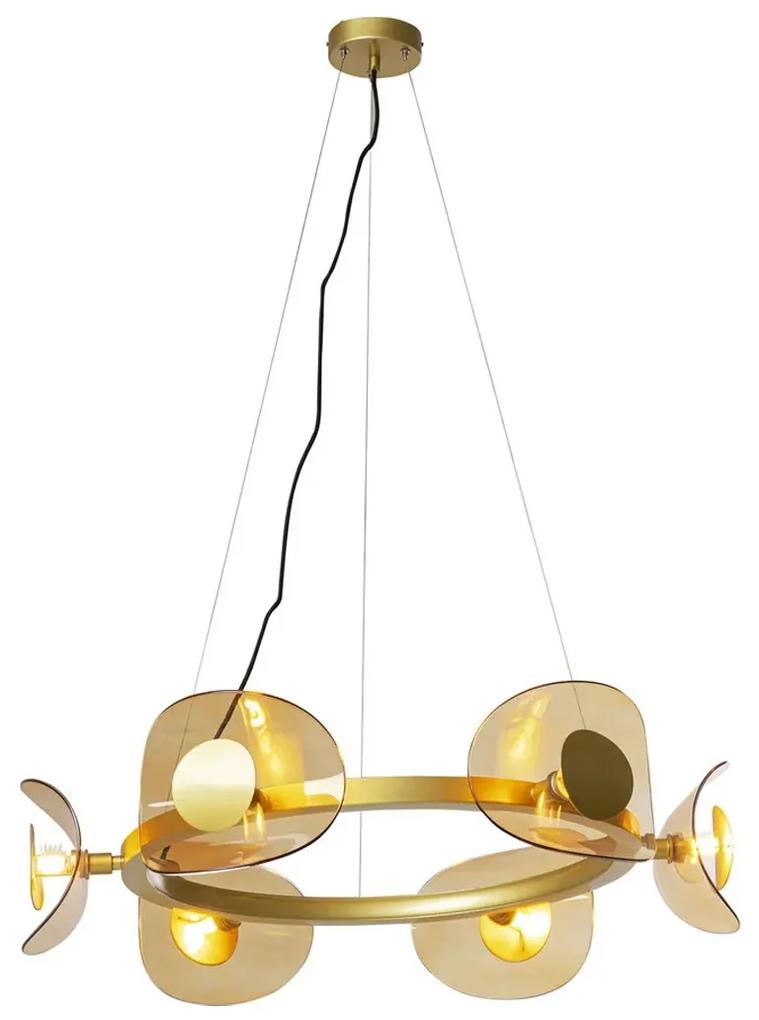 Kare Design Mariposa Ronde Hanglamp Goud