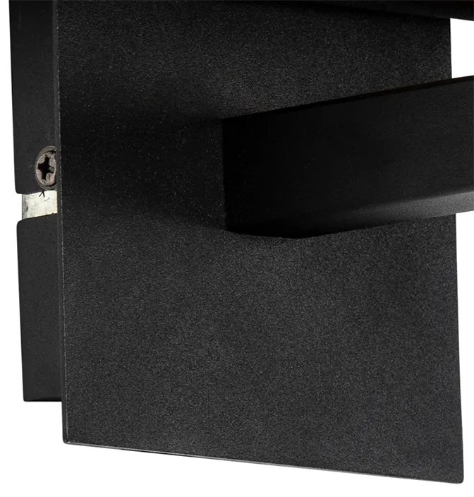 Moderne wandlamp zwart met goud - VT 1