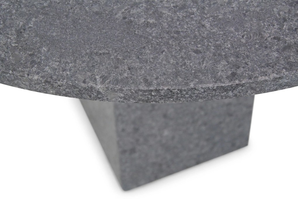 Tuinset Ronde Tuintafel 4 personen 120 cm Aluminium/Textileen Grijs  Hartman Royal