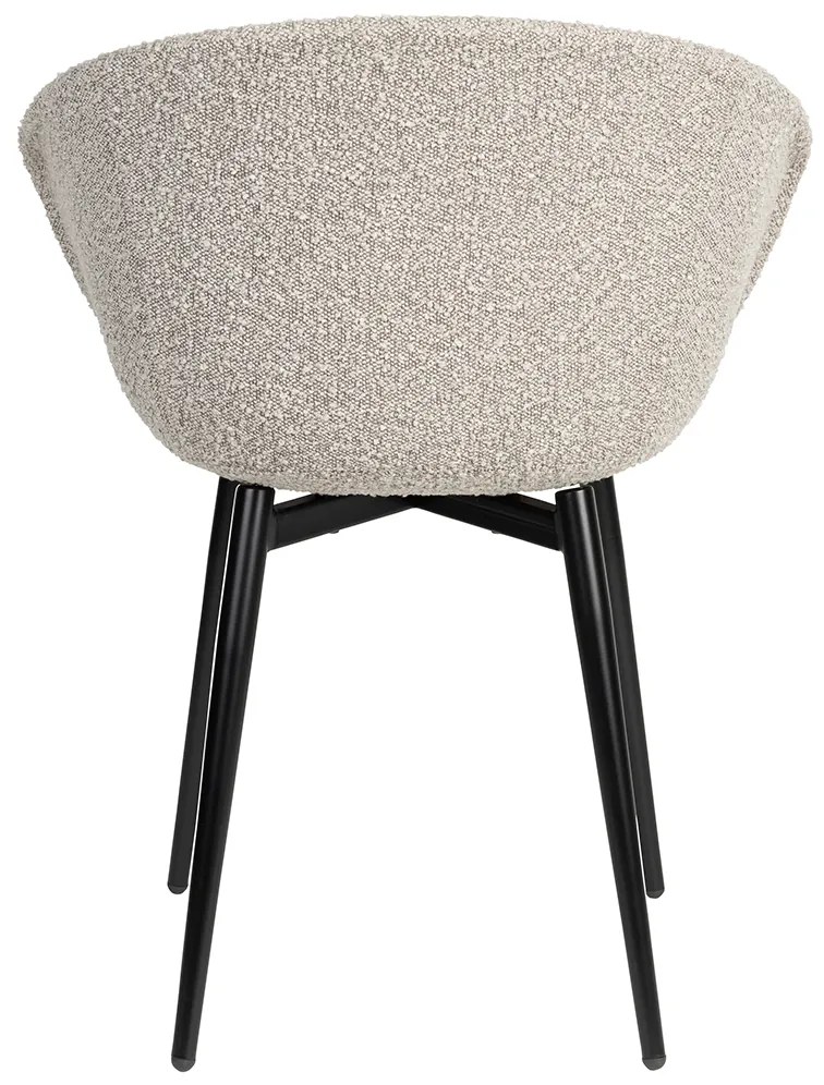 Design Kuipstoel Grijs Boucle